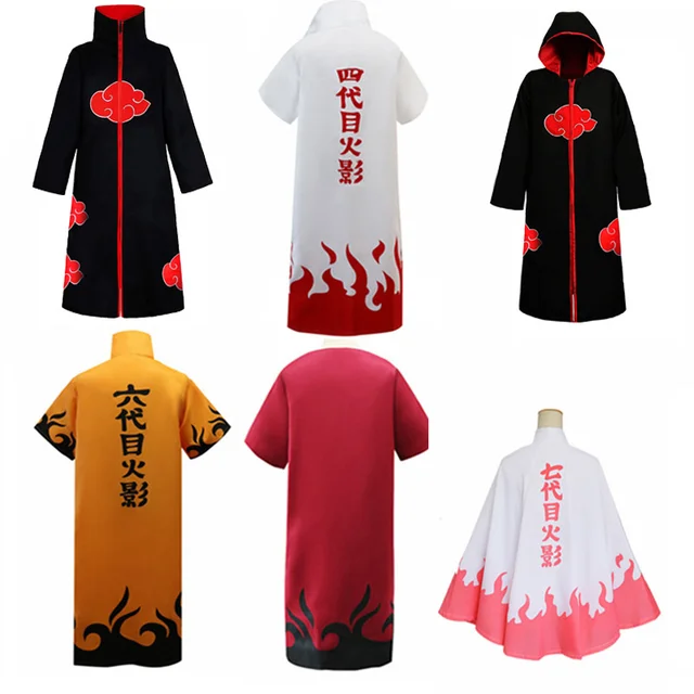 Naruto Cosplay Hokage Cloak  Cape Hokage 12 Years Naruto - Animation  Derivatives/peripheral Products - Aliexpress