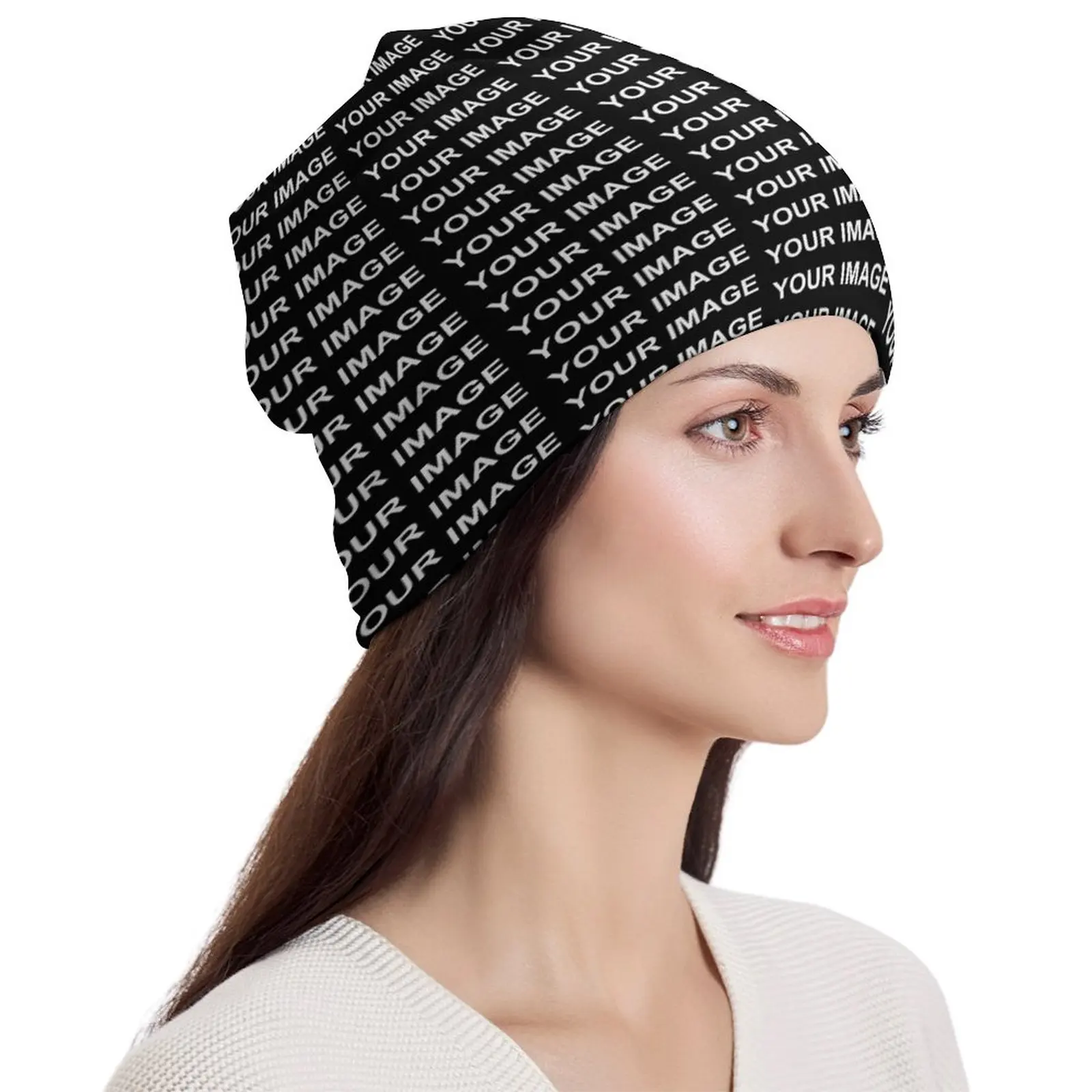 Your Image Customized Beanie Hats Custom Made Design Knitting Hat Kpop Elastic Men Women Caps Spring Design Hip Hop Bonnet Hats 4