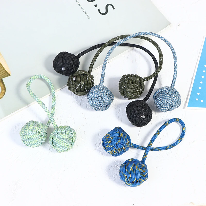 1 Pcs Begleri Fidget Toy Worry Beads Pure Copper Electroplating Finger Skill Paracord Stress Extreme Finger Movement Toys