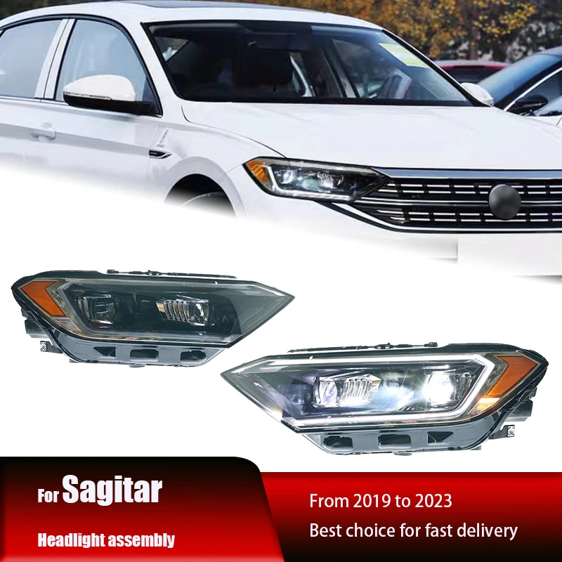 

Применимо к 19-23 Volkswagen Sagitta передняя фара в сборе модернизированная Северо-американская лампа дневного света для рулевой линзы