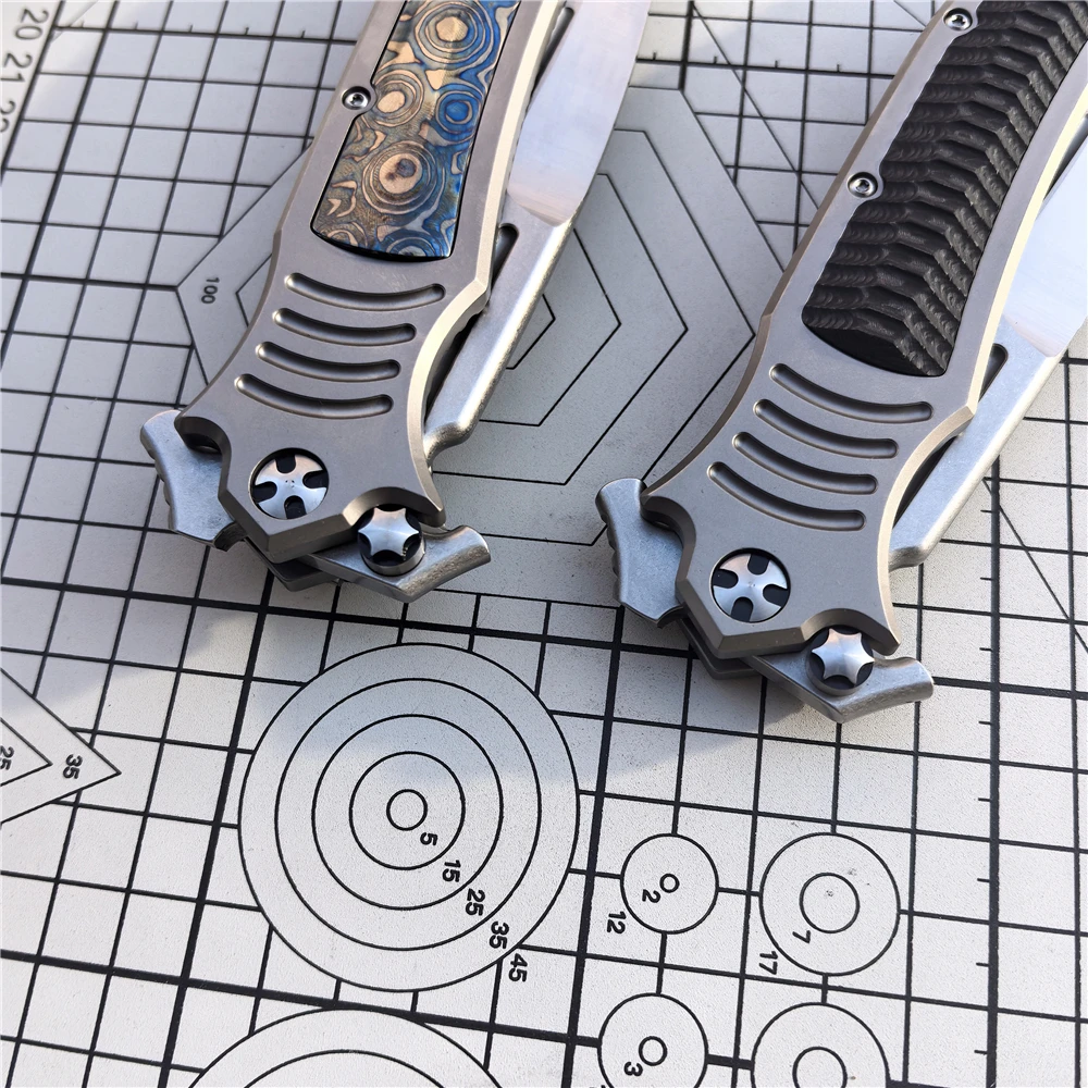 Folding Knife VG10 Blade TC4 Titanium Alloy Handle Gasket Camping Outdoor Survival Tactics Hunting Knife EDC Defense Tool 5