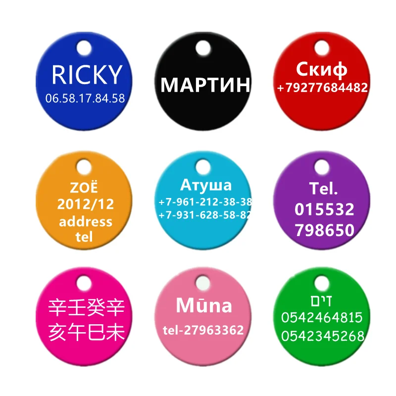 Free Shiping Metal Tags Stainless Steel Dog Tags 100pcs/lot - Dog  Accessories - AliExpress