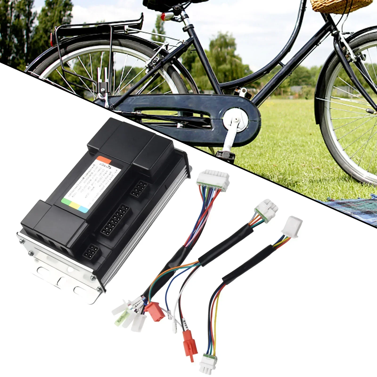 Electric Bicycle E-bike Ontroller 17.8*9*4.9cm Climbing Power Large Current 50A Power Source DC Practical To Use