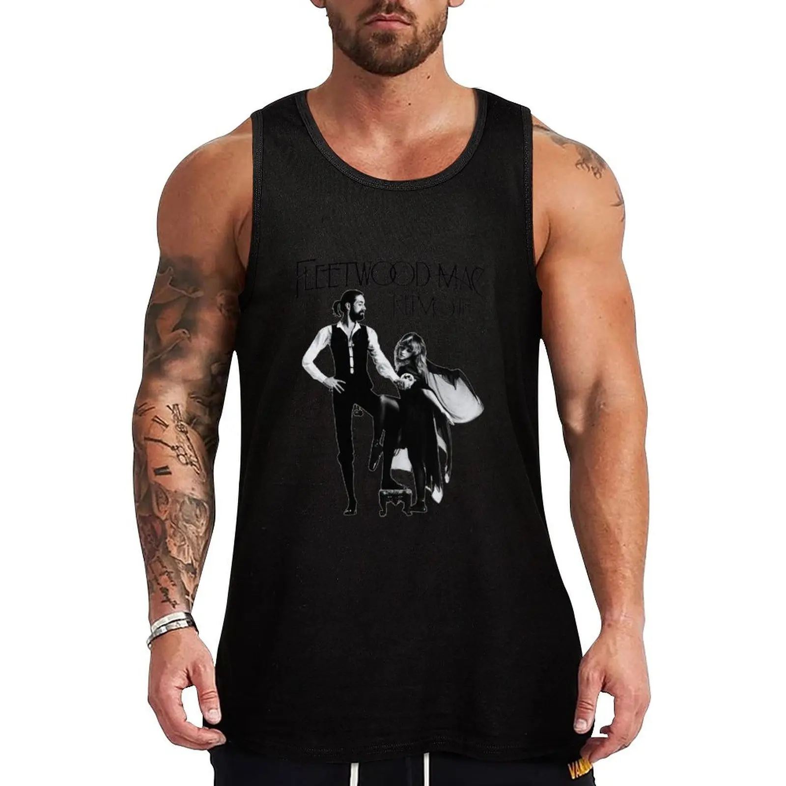 

yandie rumours fleetwood tour 2019 logo Tank Top Sports shirt man sleeveless shirts Sportswear for men Gym clothes