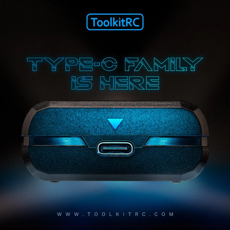 ToolkitRC U3 LiPo UN3 NiMh зарядное устройство 2A 25W USB-C балансный порт прямое зарядное устройство для моделей автомобилей, радиоуправляемых самолетов, аккумуляторов для дронов thumbnail 3