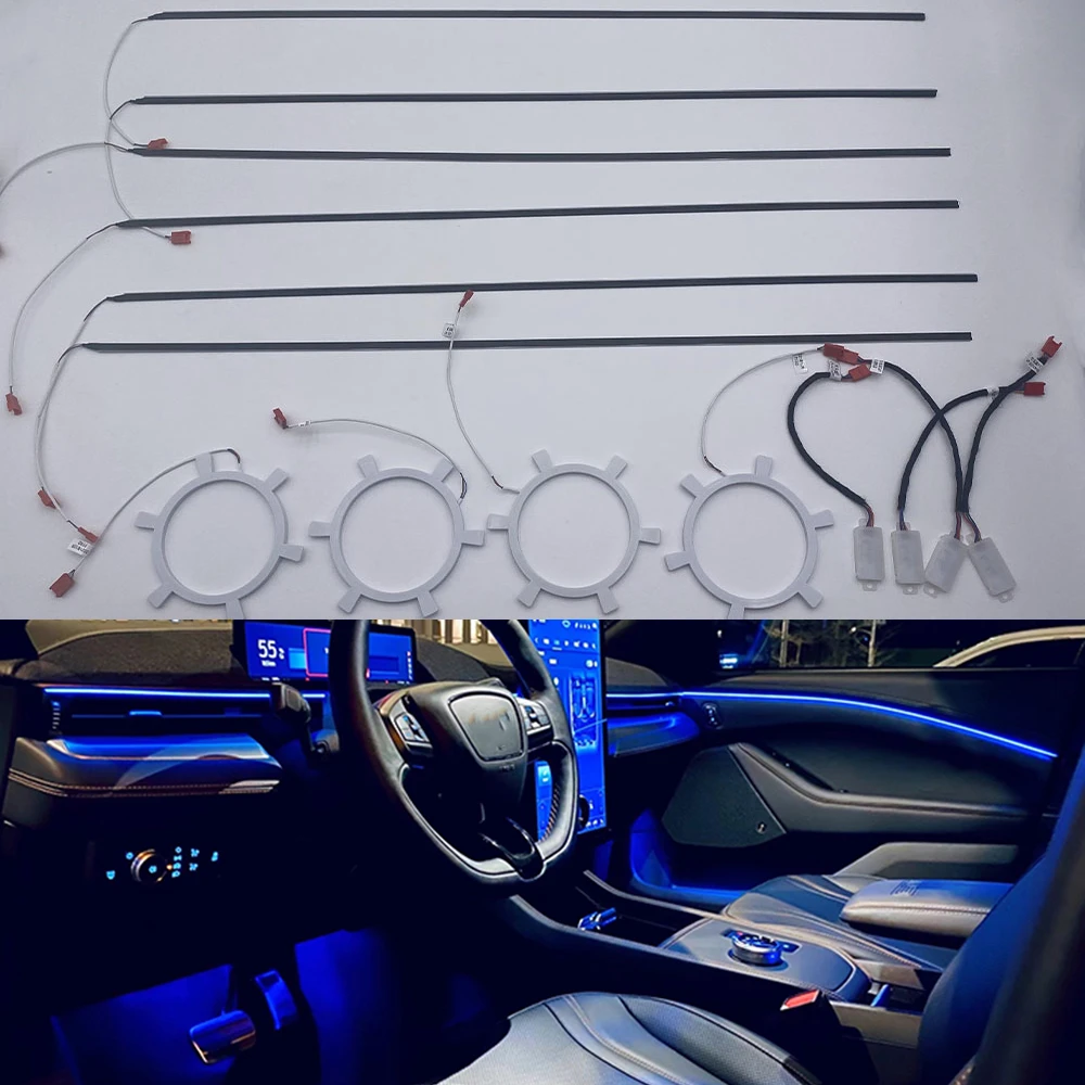 64colors Ambient light Mustang For Ford MachE Ambient Lights 2021 With