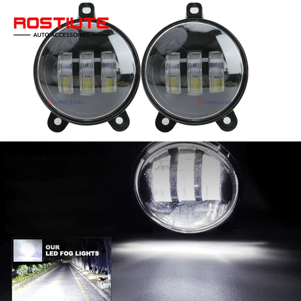 

30W 3.5 Inch Car LED Fog Light 12V 24V Automotive Front Foglight 6000LM Auto Lamp Retrofit DRL Driving Fog Lamp for Offroad 4X4