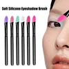 1Pcs Soft Silicone Eyeshadow Brush Makeup Brush Professional Facial Cosmetic Tools For Women Lipstick Brush Lip Stick Applicator