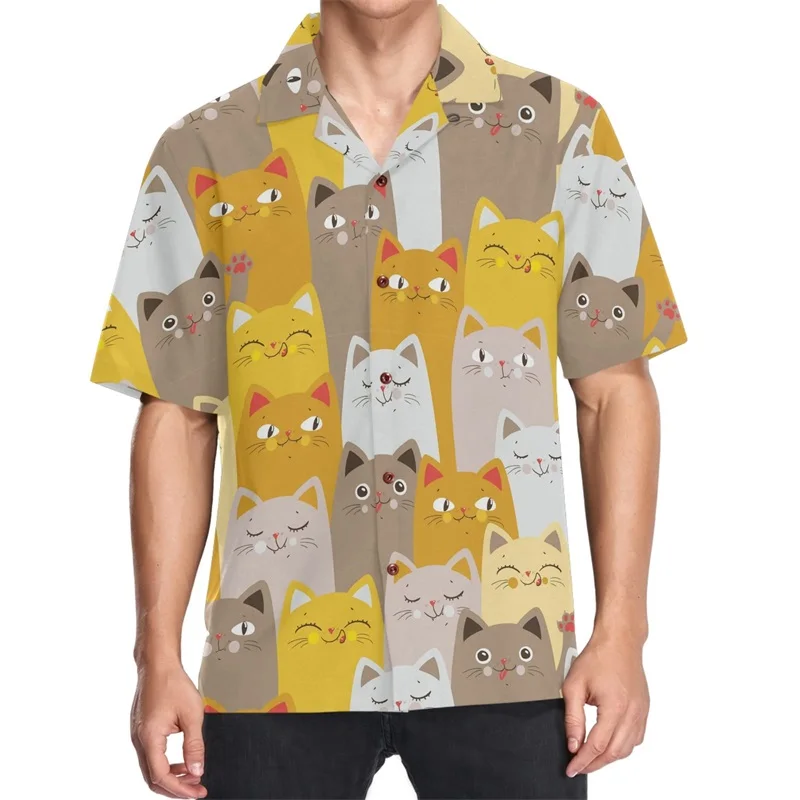 thumbnail image 1 of Camisas hawaianas con estampado 3D de cactus y manga corta para hombre, camisas playeras hawaianas informales con botones, blusas y camisas extragrandes para hombre, 1 of 5