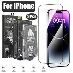 Premium Tempered Glass Screen Protector - Shockproof Gorilla Glass, 3 - Pack - High Definition