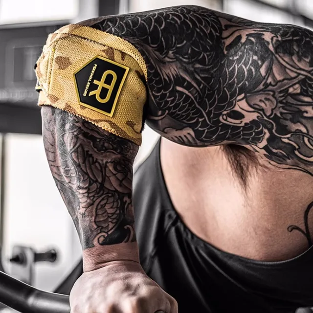 Fasce Per Gomiti DMoose Per Sollevamento Pesi - Regolabili | 101,6 Cm | Supporto Per Allenamento - Foto 4