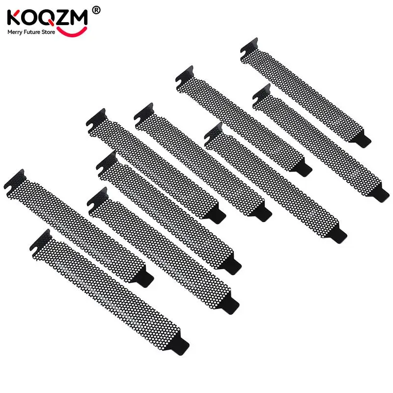 Hard Steel Dust Filter Blanking Plate PCI Slot Cover 10Pcs/lot dust filter kit
