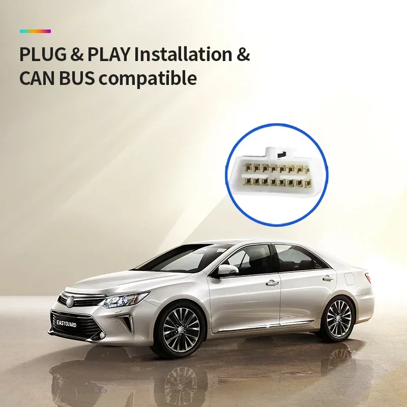 이지가드 CANBUS 푸시 버튼 스타트 키트 (포춘러 2016-2020용) 플러그 앤 플레이 키리스 엔트리 원격 시동