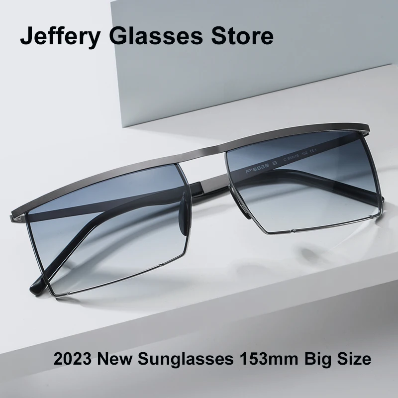 

2023 Fashion Sports Car Driving Men Sunglasses Big Square Brand Designer UV Protect Sun Glasses Optical Eyeglasses Spectacles