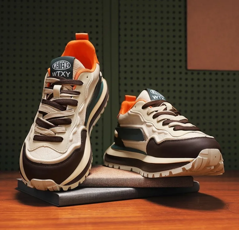 Trend Men Versatile Sneakers 2026 Autumn High Quality Comfortable Platform Sports Running Shoes Outdoor Youth Shoes for Men Plus