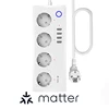 BORUIDAPLS Matter Smart Power Strip EU Plug 16A 6