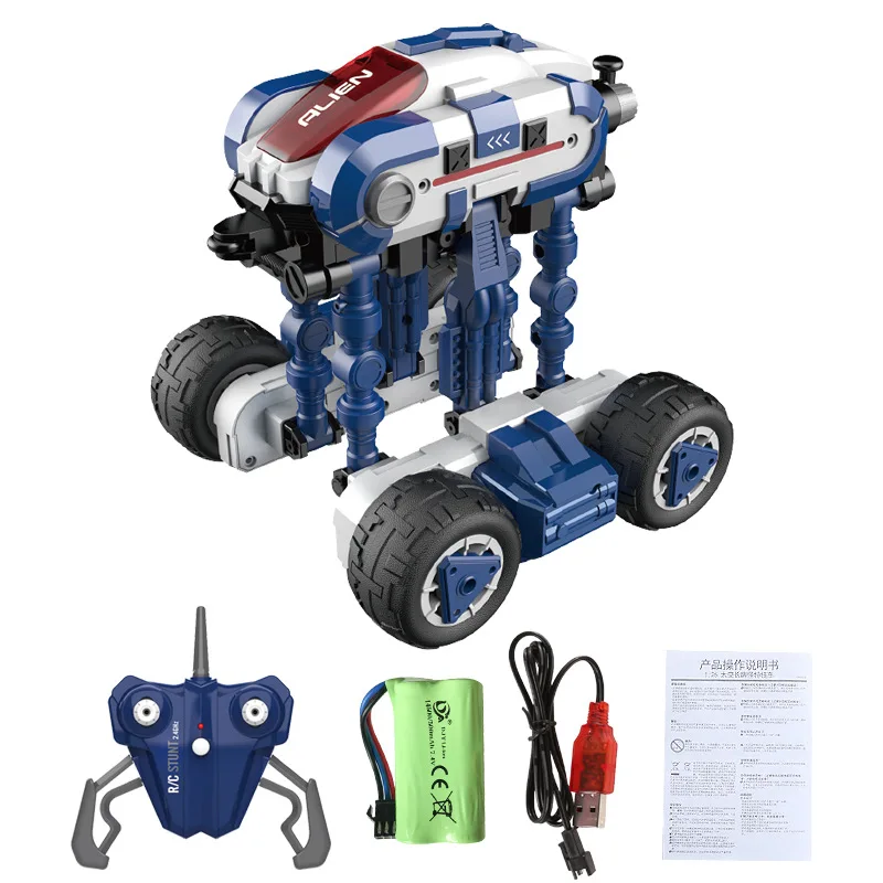 

1:26 Remote Control Stunt Tumbler 2.4G Deformation Dump Truck Children's Toy
