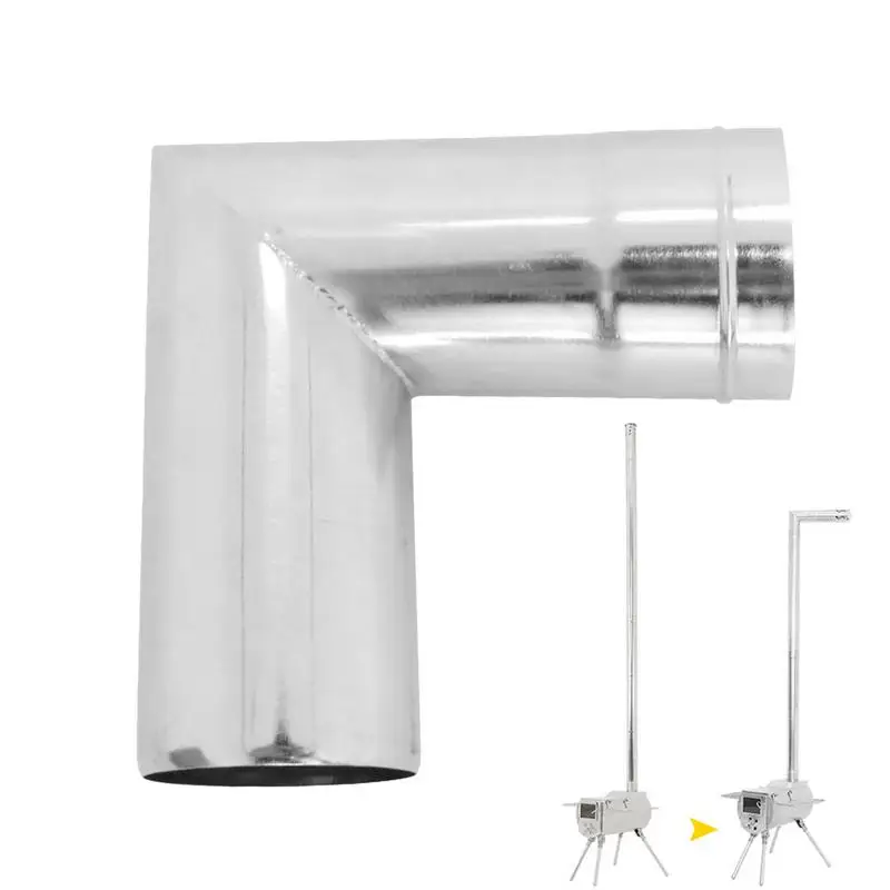 

Туристическая плита, изгибающиеся трубы из нержавеющей стали, трубка с 90 изгибами, аксессуары для кемпинга, кухни, палатки