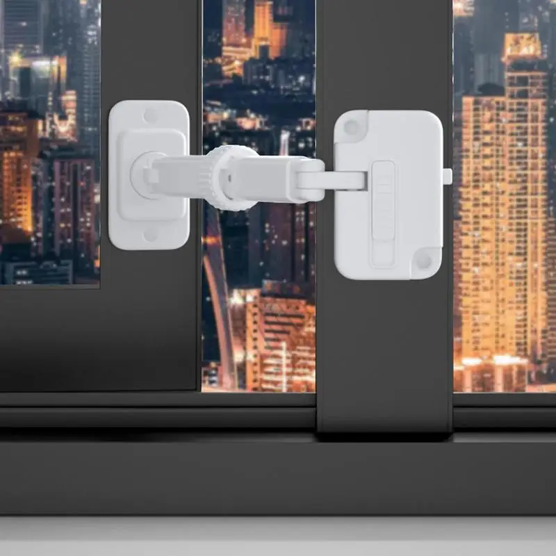 Window Opening Restrictor Multifunctional Childproof Window Restrictor Safety Lock Children Protection