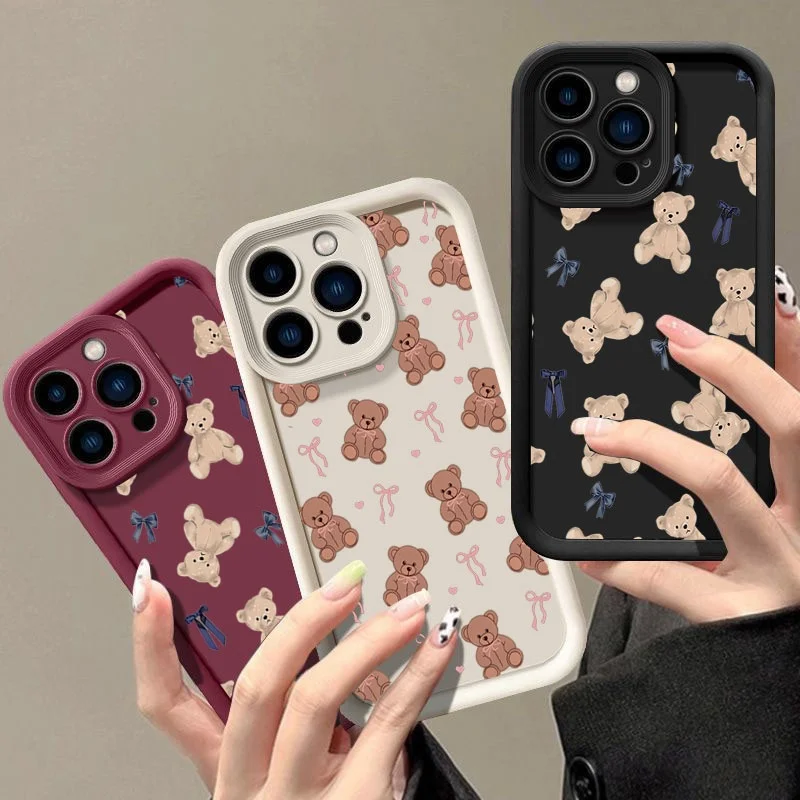 Adorable Bear Design Phone Case