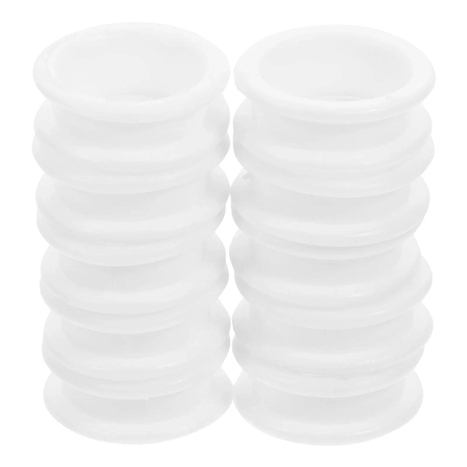 

10 Pcs Ring Rings The Silicone Scissors Finger Inserts for Barber Supplies Silica Gel Circle Grooming Dogs