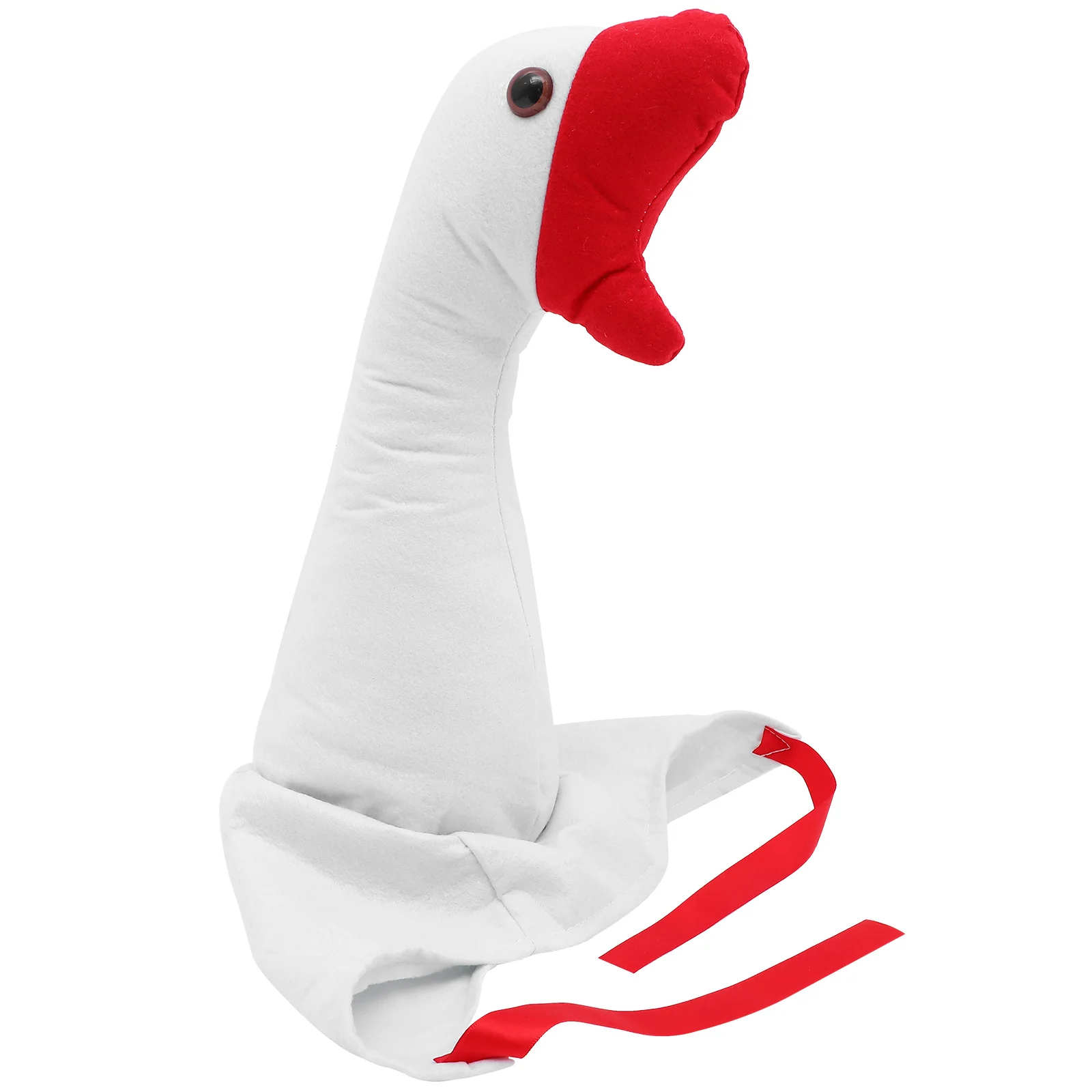 

Goose Headgear Costume Hat Prop Funny Novelty Plush For Performance Has Cute Big Decorative Cartoon