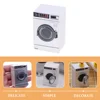 Mini Washing Machine Model Kids Washer and Dryer House Furniture Photo Accessories Toy Dollhouse Laundry Room for Baby 3