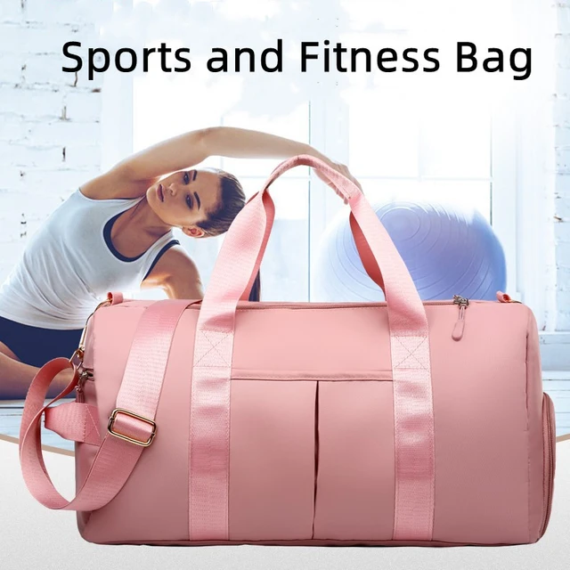 Travel Bag Large Capacity Pink Duffle Bags Gym Women Waterproof Sports Bag  - AliExpress