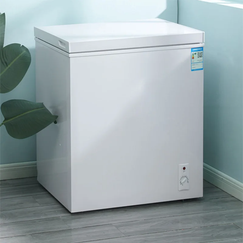 58L/72L Small Freezer, Energy Saving Chest Deep Freezer with 6 Level Adjustable Thermostat, Top Opening Compact Freezer