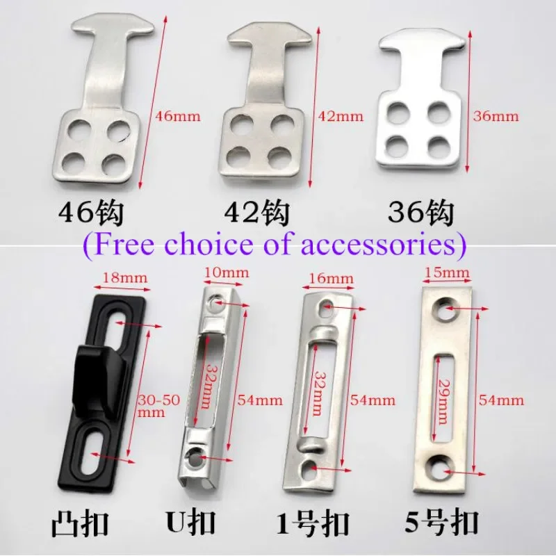 Mute Mortice Sliding Door Locks Hidde Handle Interior Door Pull Lock Modern Anti-theft Room Wood Lock Furniture Hardware