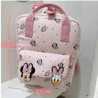 Disney cartoon Minnie Kids Backpack Mini plush Schoolbag Girls and Boys Cute lady Shoulder Bag gift 5