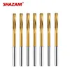 SHAZAM HSS-CO Helical Reamer Cobalt Titanium Plated Stainless Steel Special Straight Shank Reamer 3-20 Decimal Point Reamer 5