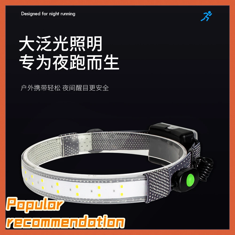 2022 New 3 AA battery cob floodlight LED outdoor night running fishing multi-function strong light headlamp camping head lamp |