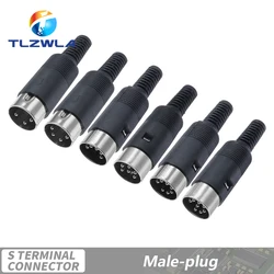 Enhanced Solder Connector with Plastic Handle and Panel Mount Chassis - 3 Pin (S Male)