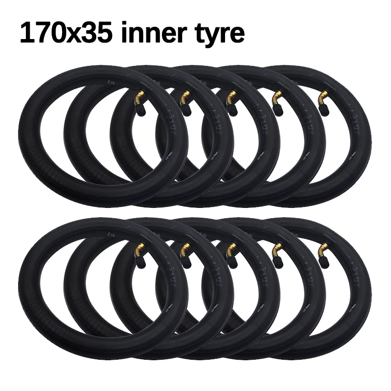 

170x35 inner tube Small with bending valve baby stroller scooter tire accessories