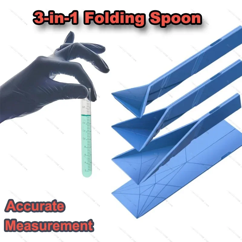 Polygons Flat 3-in-1Measuring Spoon Adjustable Dosing Utensils Folds Flat Kitchen Tools Multifunction Measuring Cups kitchen measuring spoons measuring spoon set