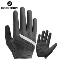 ROCKBROS Cycling Men's Gloves Spring Autumn Bike Cycling Gloves Sports Shockproof Breathable MTB Mountain Bike Gloves Motorcycle 1