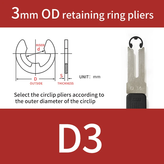 Circlips extérieur diamètre 20 (vendu par 10)