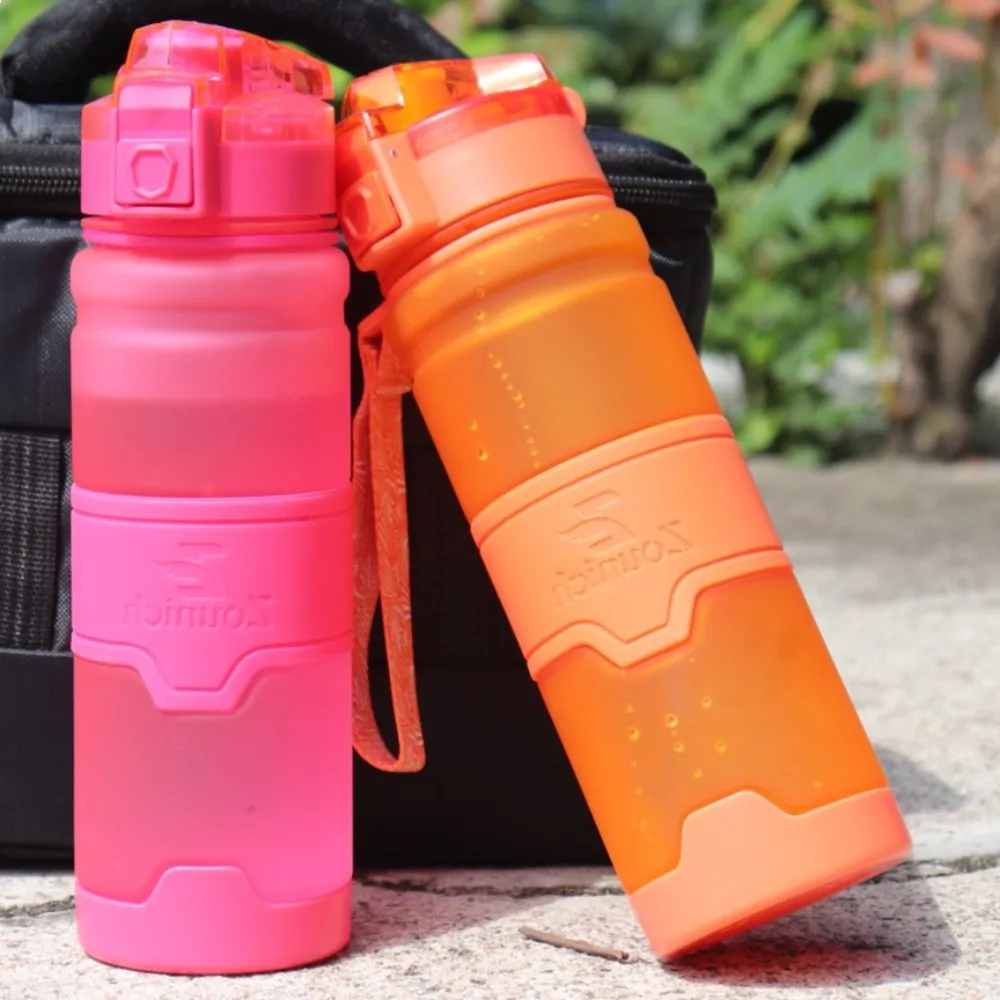 ZOUNICH Sport Water Bottles Portable Tritan Material Direct Leakproof Plastic Drink Bottle BPA Free 400/500/700/1000ML