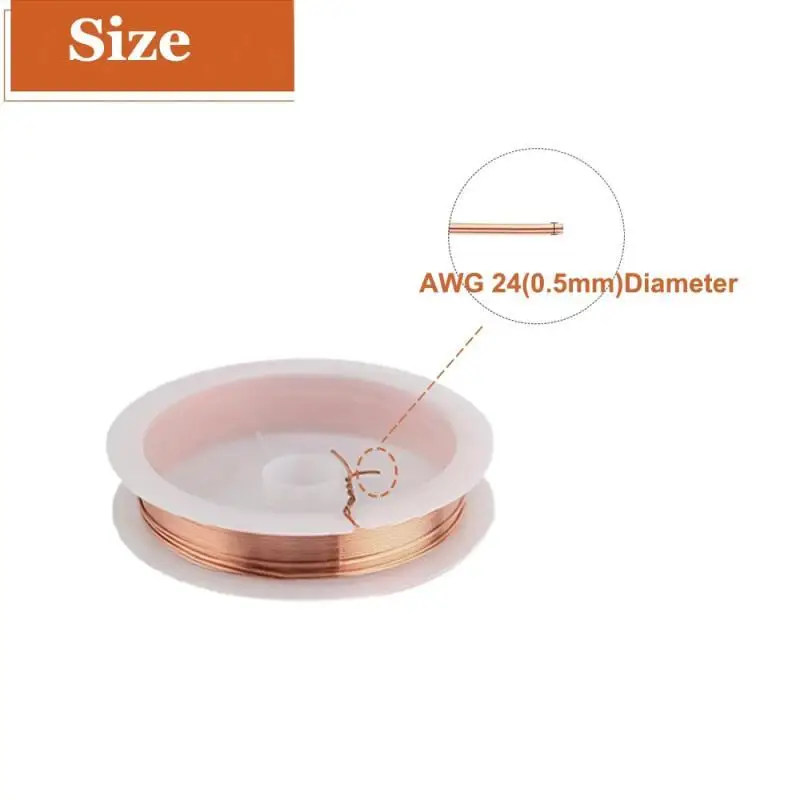 Premium Multi-Purpose Bare Copper Wire - Pure Copper Coil, Diameter 0.1-1.8mm, 10M Length