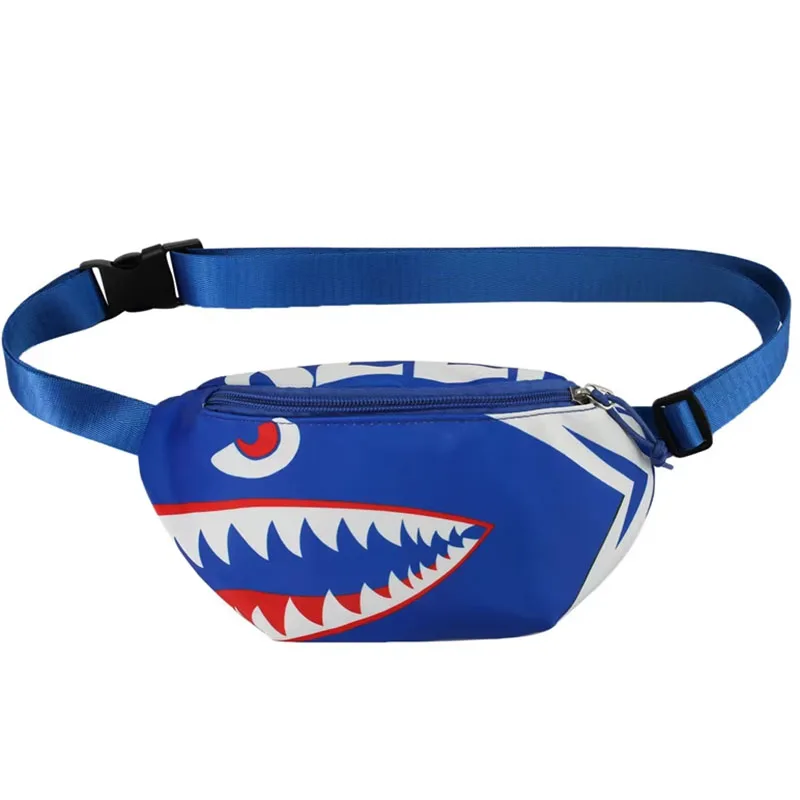 Crossbody Bags, Waist Packs, Shark Crossbody Bag Waistbag, for Boy Children, Casual Catoon Cute, for Girls, Small Adjustable Belt, Kids Animal Shoulder Bags