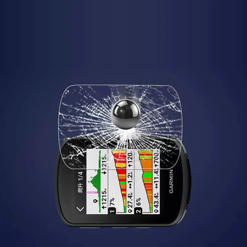 Protection écran Garmin Edge 850 GIOPUEY - 4 Films Verre Trempé Anti-rayures, Anti-bulles
