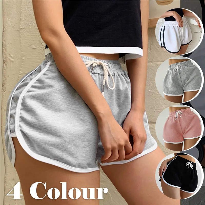 Summer Sport Shorts Yoga Shorts Women's Low Waist Elasticated