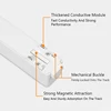6MM Ultra Thin Magnetic Track Light Home Living Room Bedroom No Main Light System Led Spot 5