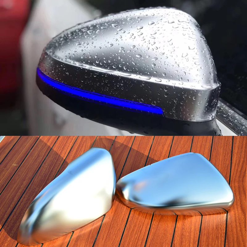 

For Audi A4 A5 B9 2017 2018 2019 S4 S5 RS5 allroad Quattro Matt Silver Side Wing Mirror Cover Replacement