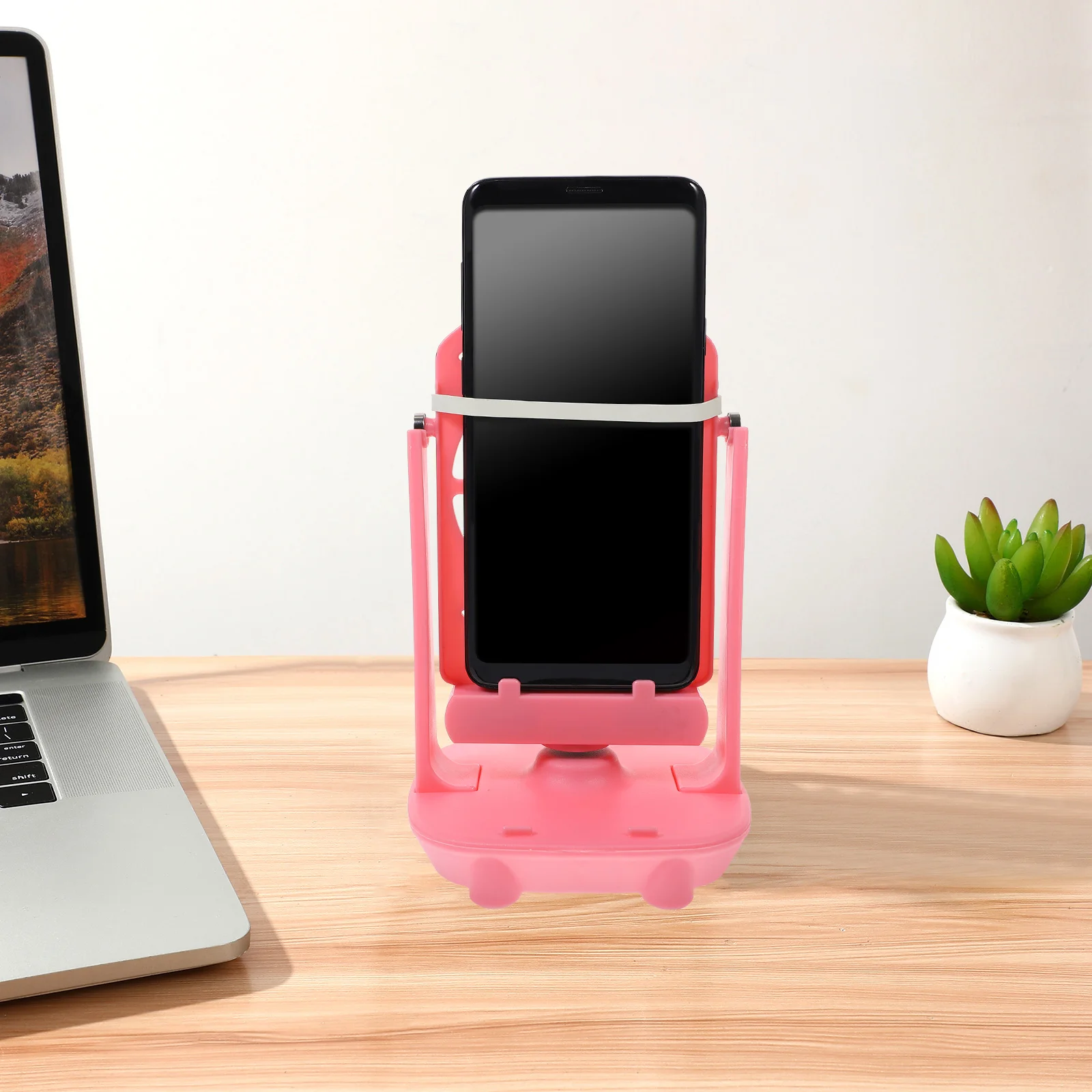 Automatic Pedometer Phone Bracket Shake Wiggle Device Cell Phones Bearing Base Plastic Mute Stepper