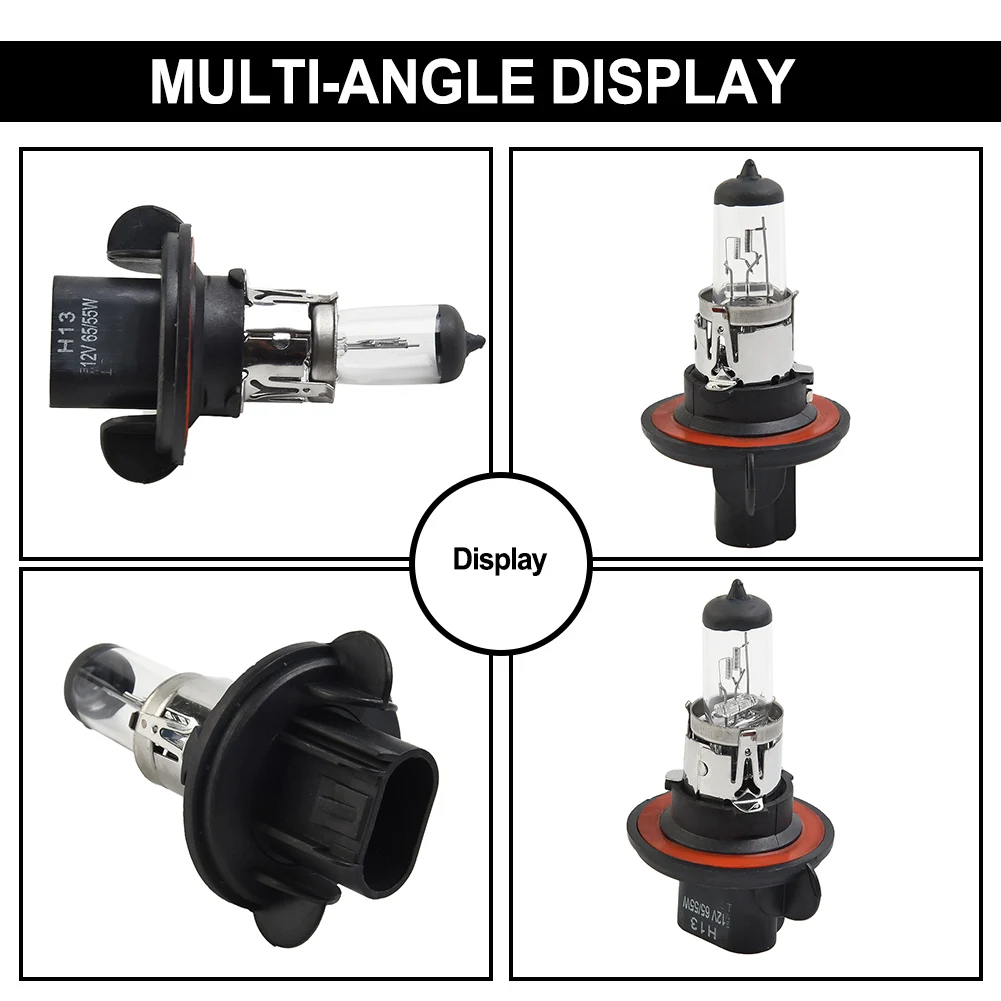 H13 9008 12V 55W Quartz Halogen Bulb White Halogen Bulb Car Headlight Bulb Quartz Material Car Accessories 4