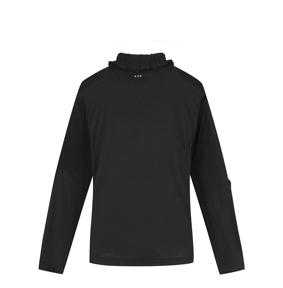 Sale spring autumn ribbon long sleeves golf shirt for women cute elegant ladies casual wear stretch apparel clothes