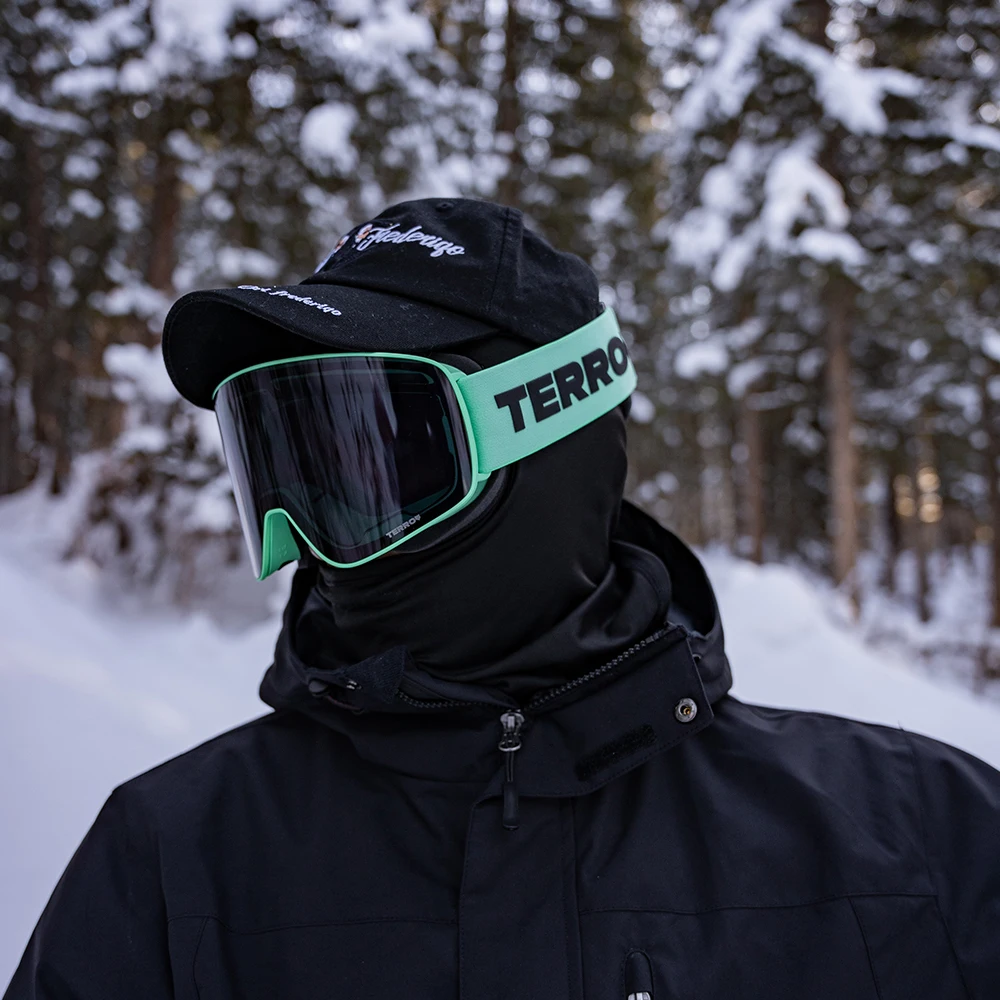 TERRO SPECTRUM ski goggles magnetic double-layer anti-fog with night light-enhancing lenses 8 magnets to stabilize the lenses 6