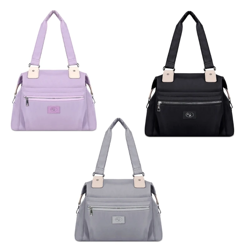 

2024 Нейлоновая сумка через плечо Сумка большой емкости Сумка сплошного цвета